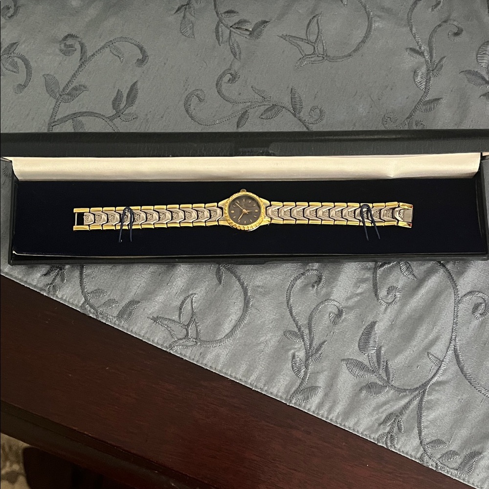 Geneva Two-Tone Women's Bracelet Watch